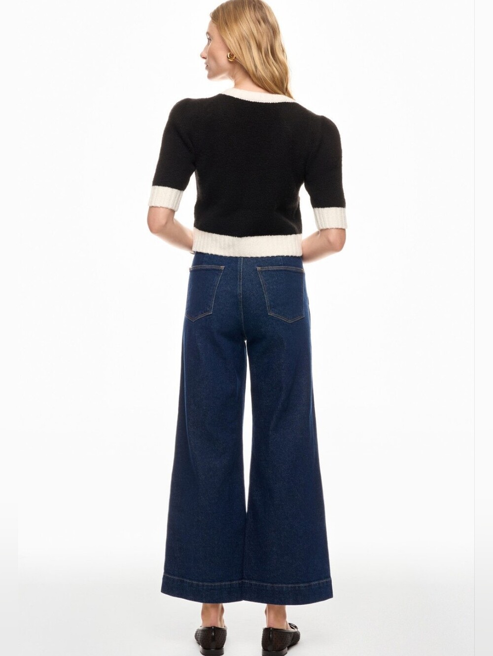 NEW CECE | Contrast Trim Cardigan Sweater - Picture 7 of 10